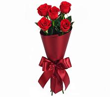Букет 5 Красных роз Эдлесс Лав в Строителе Белгородской области