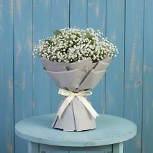 Букет цветов из:  Гипсофила в Строителе Белгородской области