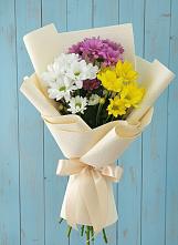 Букет цветов из:  Хризантемы в Строителе Белгородской области