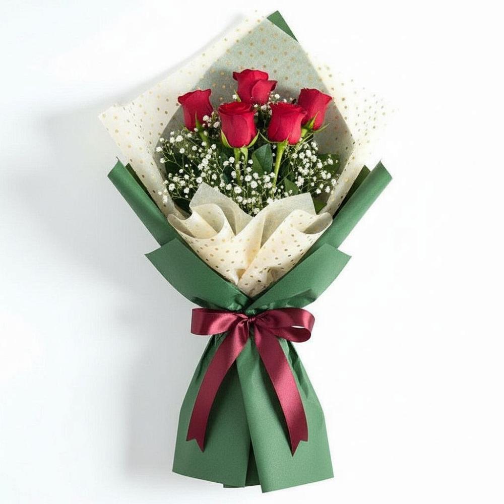 Букет цветов из: Розы в Строителе Белгородской области