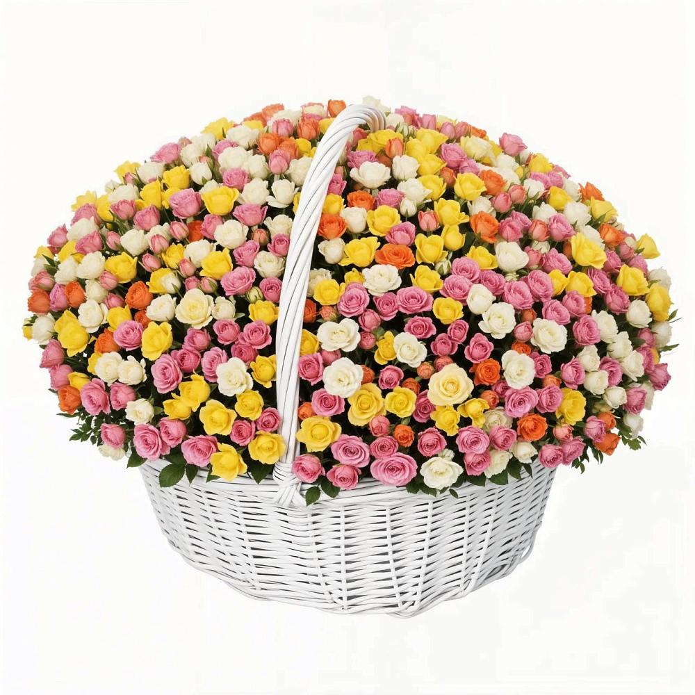 Премиум букет из: Розы в Строителе Белгородской области