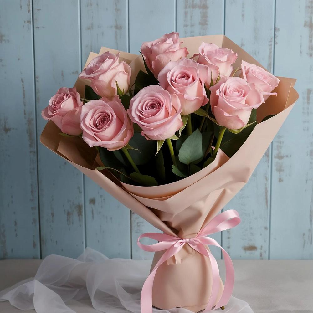 Букет цветов из: Розы в Строителе Белгородской области