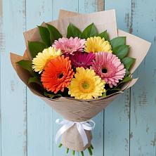 Букет цветов из:  Герберы в Строителе Белгородской области