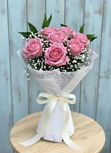 Букет цветов из:  Розы в Строителе Белгородской области