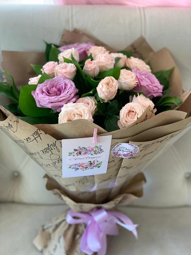 Букет цветов из: Розы в Строителе Белгородской области