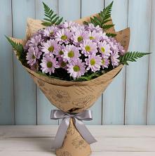 Букет цветов из:  Хризантемы в Строителе Белгородской области