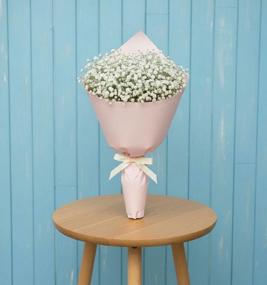 Букет цветов из: Гипсофила в Строителе Белгородской области