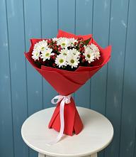Букет цветов из:  Хризантемы в Строителе Белгородской области