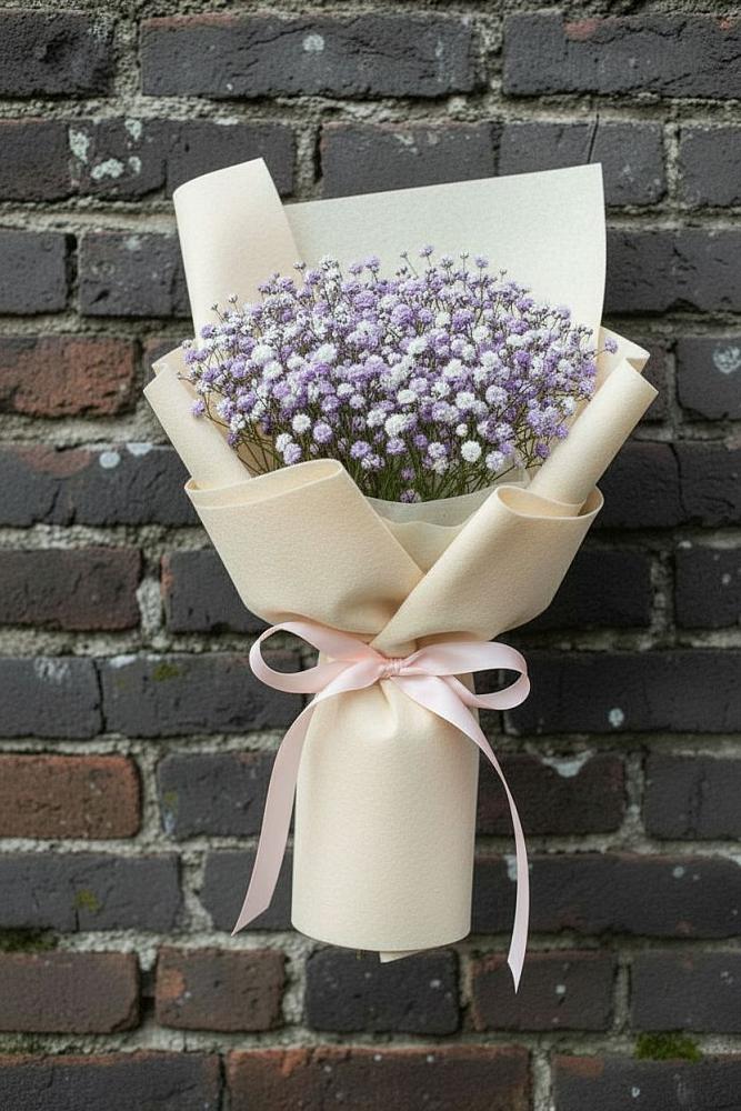 Букет цветов из: Гипсофила в Строителе Белгородской области