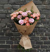 Букет цветов из:  Розы в Строителе Белгородской области