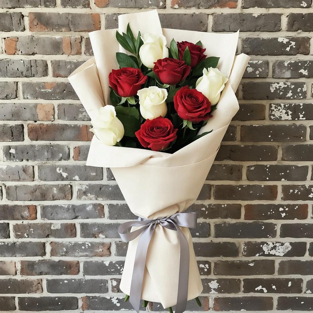 Букет цветов из: Розы в Строителе Белгородской области