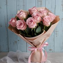 Букет цветов из:  Розы в Строителе Белгородской области