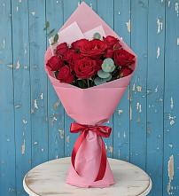 Букет цветов из:  Розы #REPLACE_PRED# Строителе Белгородской области