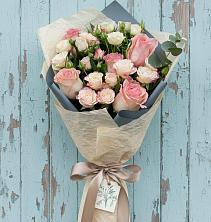 Букет цветов из:  Розы в Строителе Белгородской области
