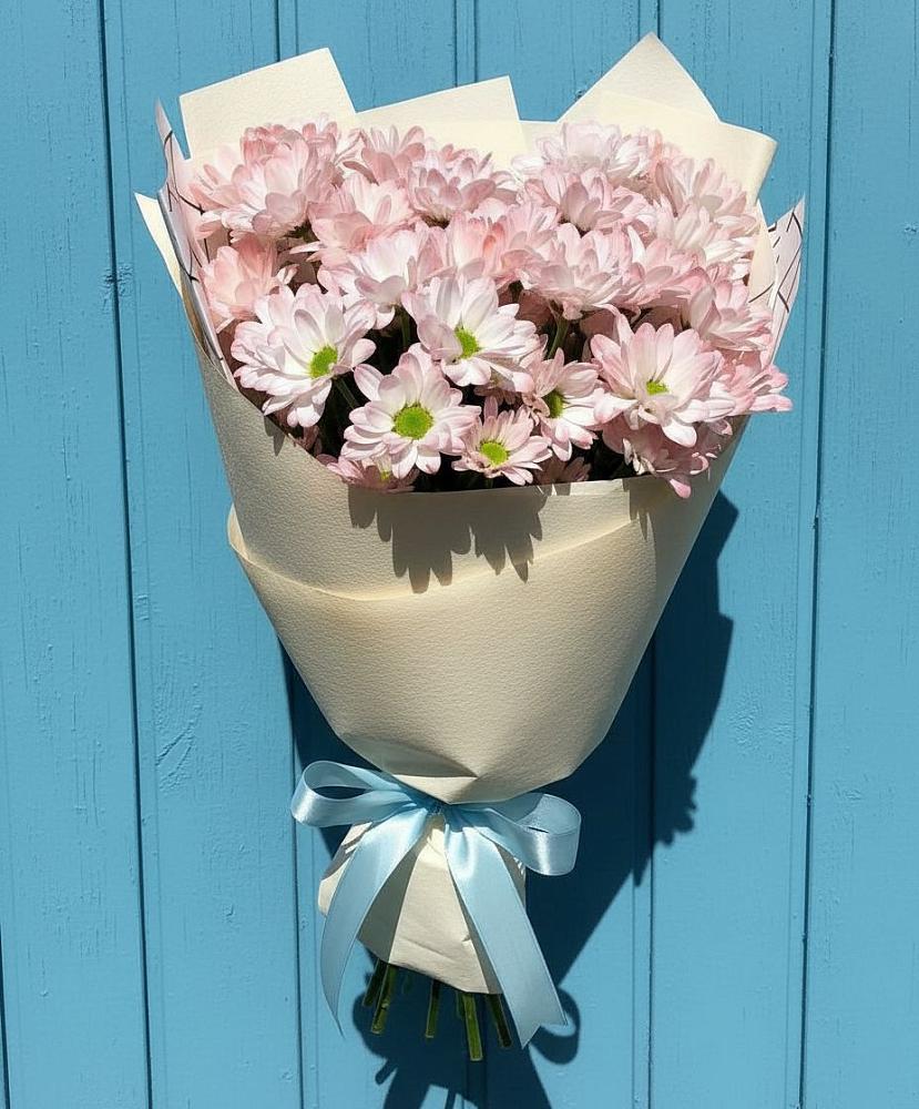 Букет цветов из: Хризантемы в Строителе Белгородской области