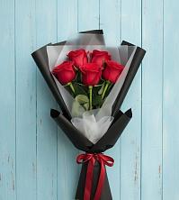 Букет цветов из:  Розы в Строителе Белгородской области