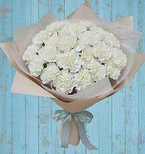 Букет цветов из:  Гвоздики в Строителе Белгородской области