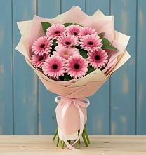 Букет цветов из:  Герберы в Строителе Белгородской области