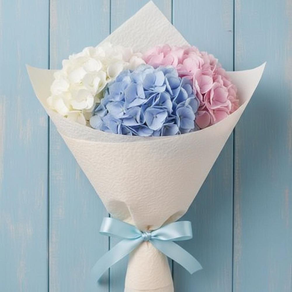 Букет цветов из: Гортензия в Строителе Белгородской области